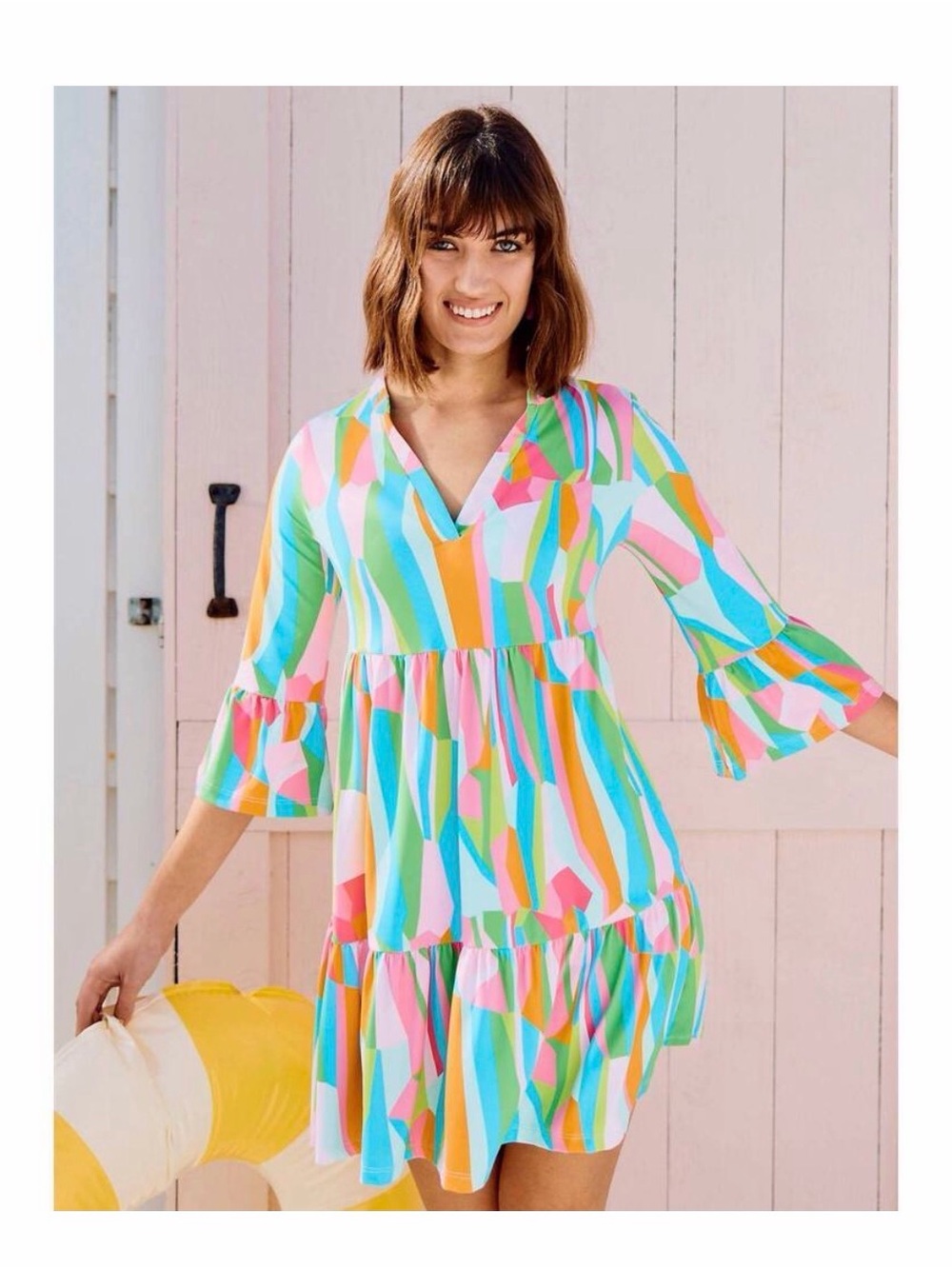 Mary Square Sea Glass Laguna Dress